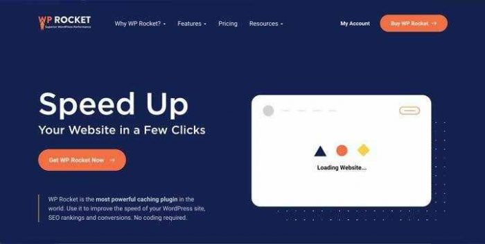 website sneller maken caching wp-rocket