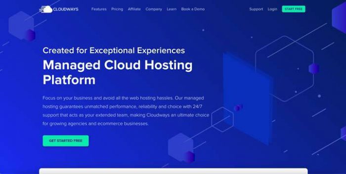 cloudways snelle wordpress hosting